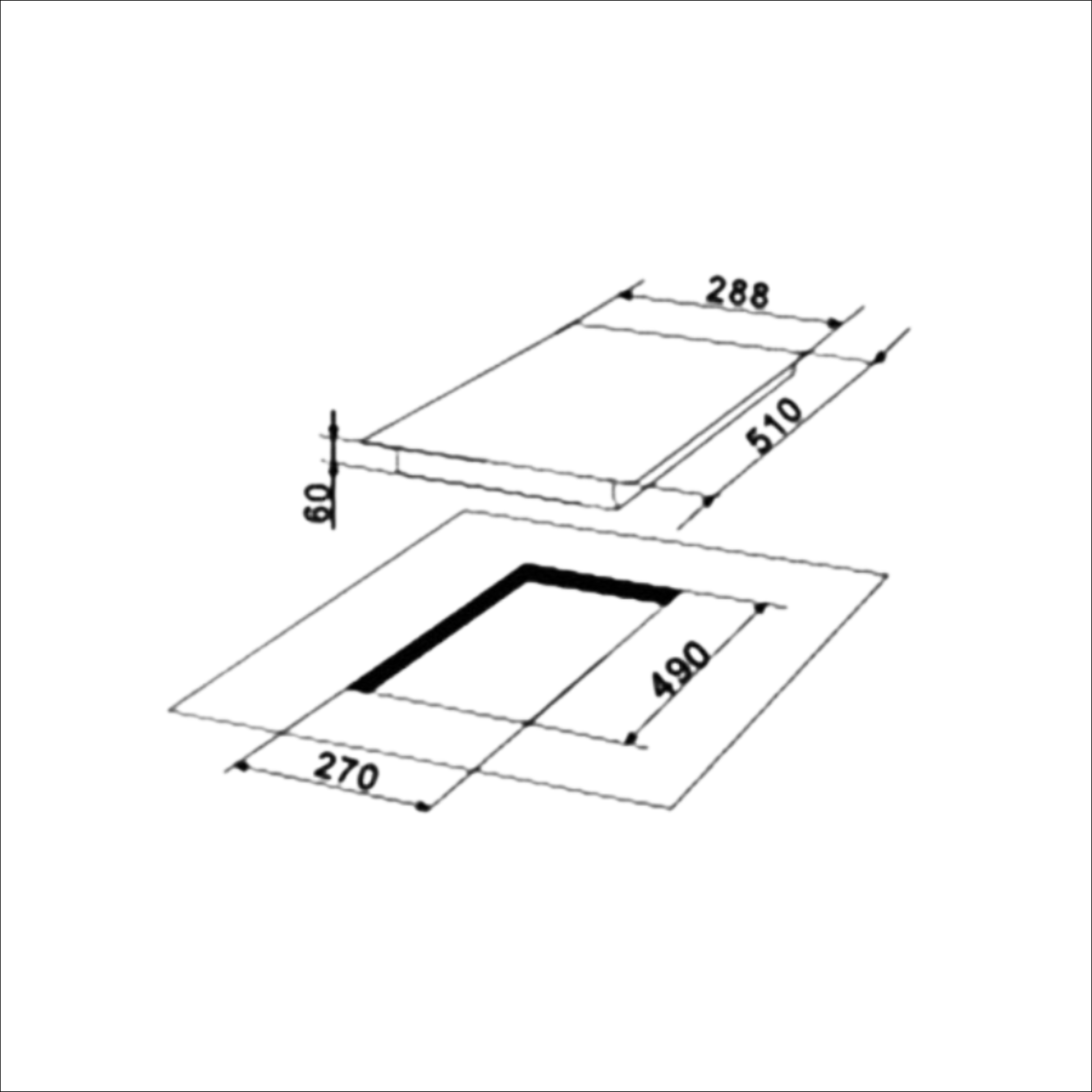 Valenti VIC2303 - 30cm Induction Hob 2 Burners