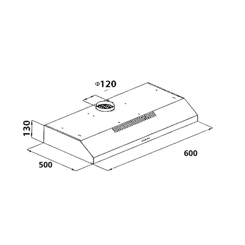 Tecno KA 268 - 60cm Slimline Hood