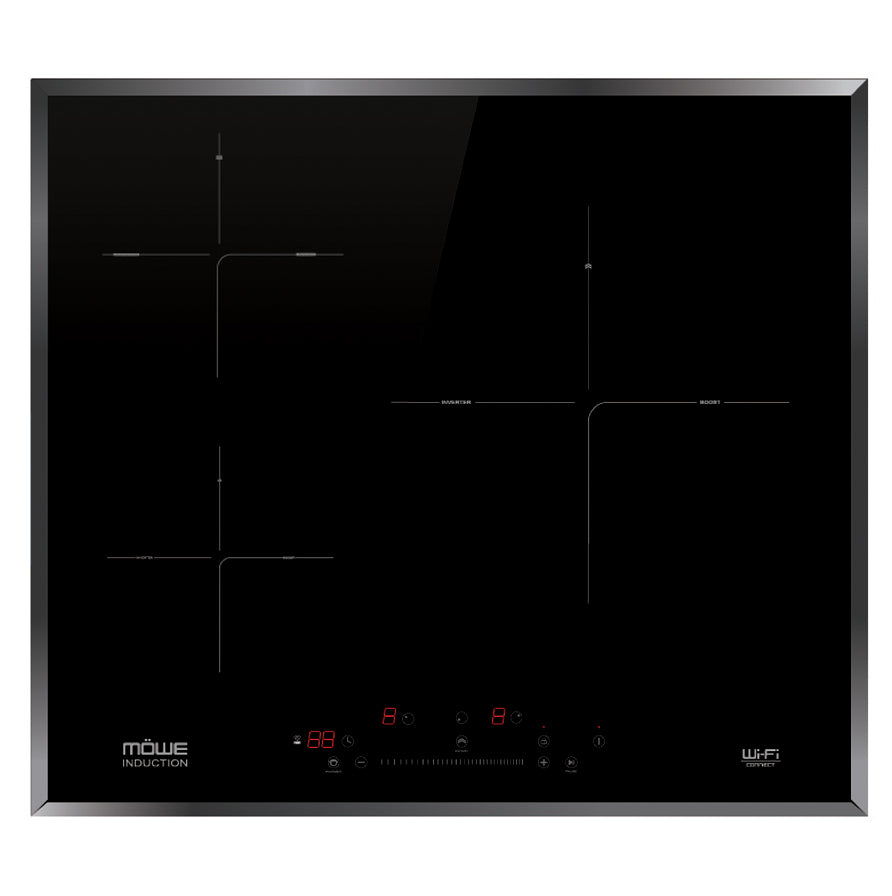 MOWE MW2681 - 59cm Induction Glass Hob 3 Burners