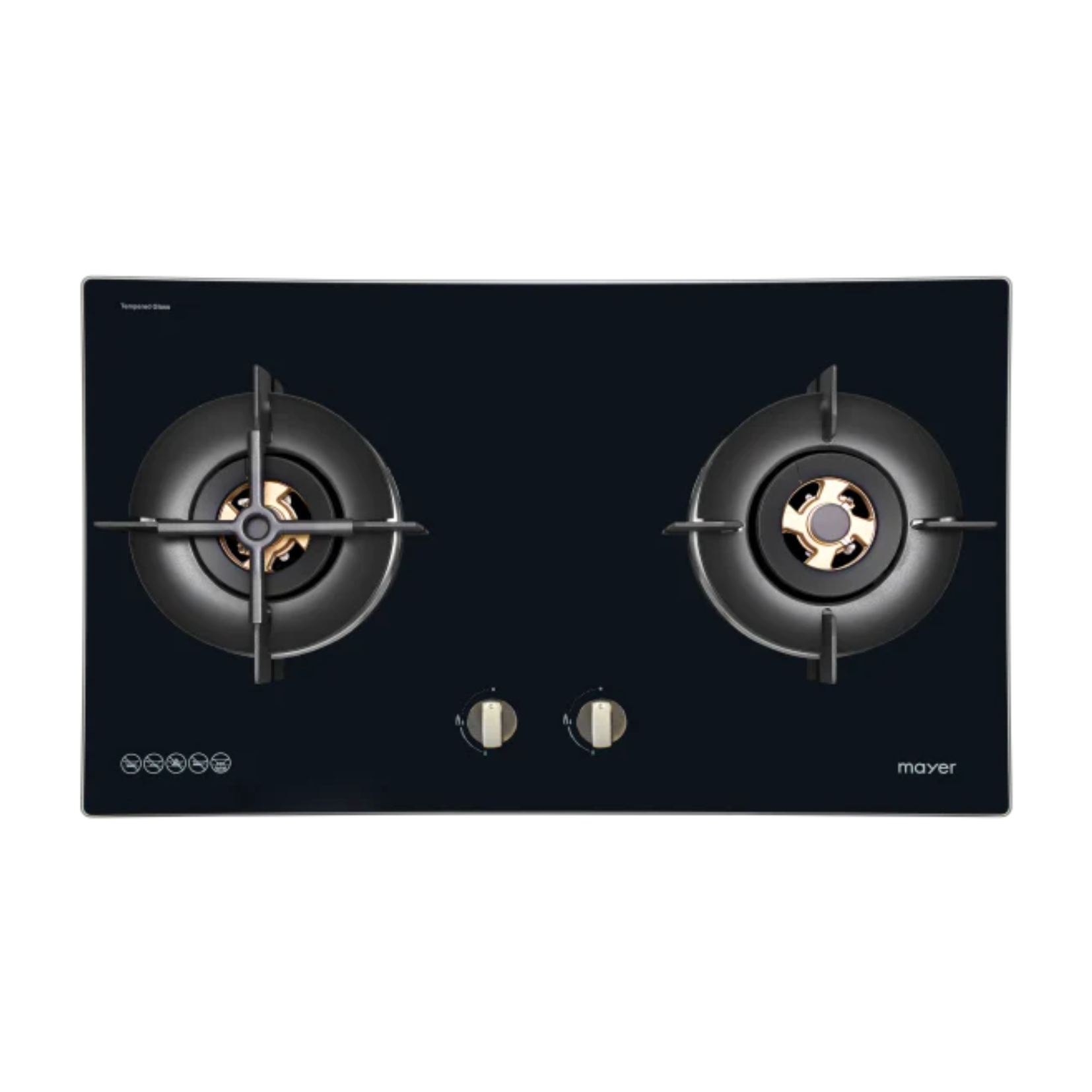 Mayer MMGH7721HI - 76cm Gas Hob 2 Burners