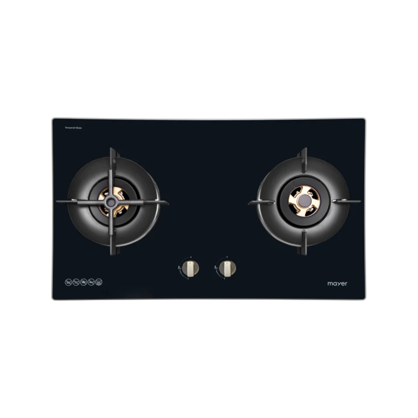 Mayer MMGH8821HI - 86cm Gas Hob 2 Burners