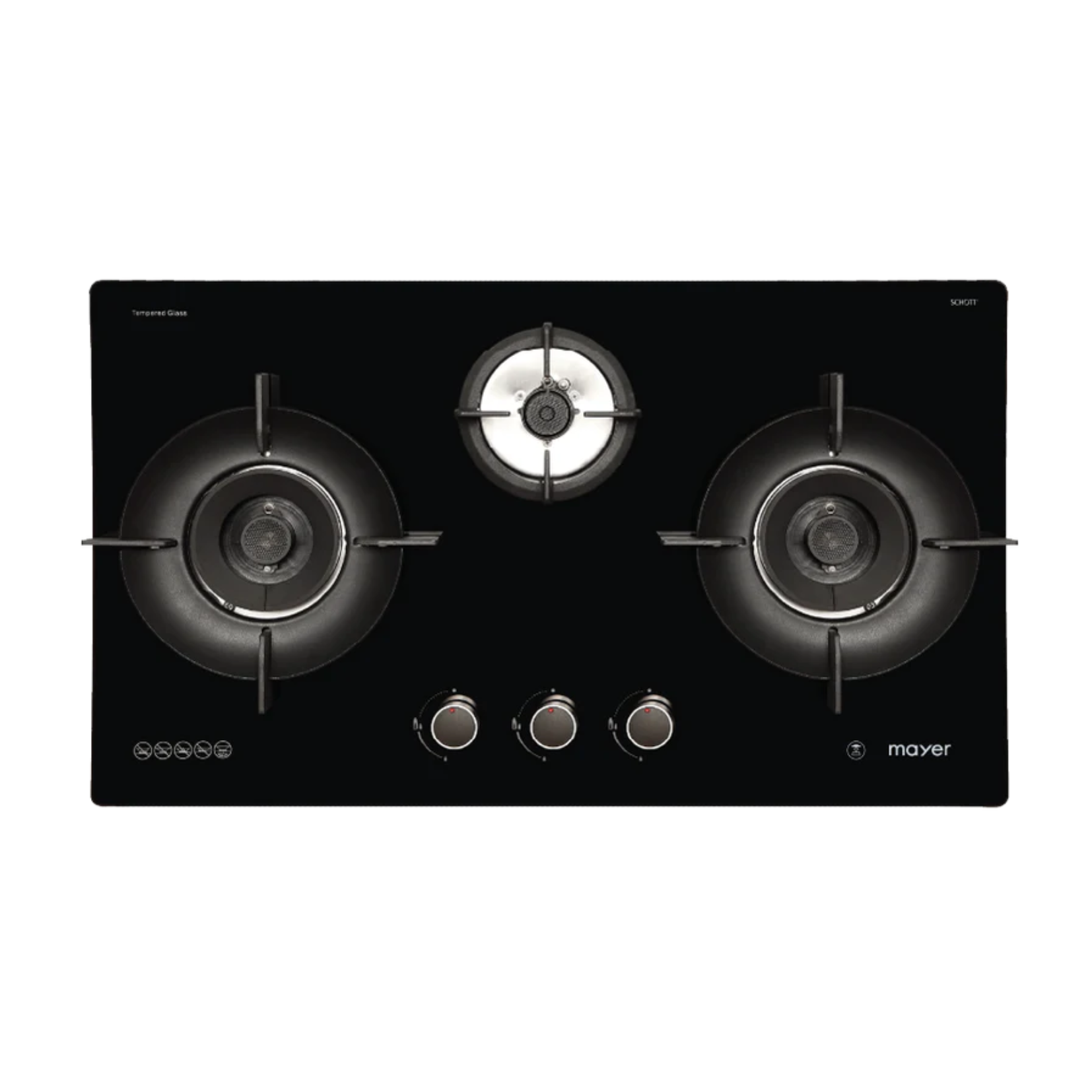 Mayer MMGH893HE - 86cm Gas Hob 3 Burners