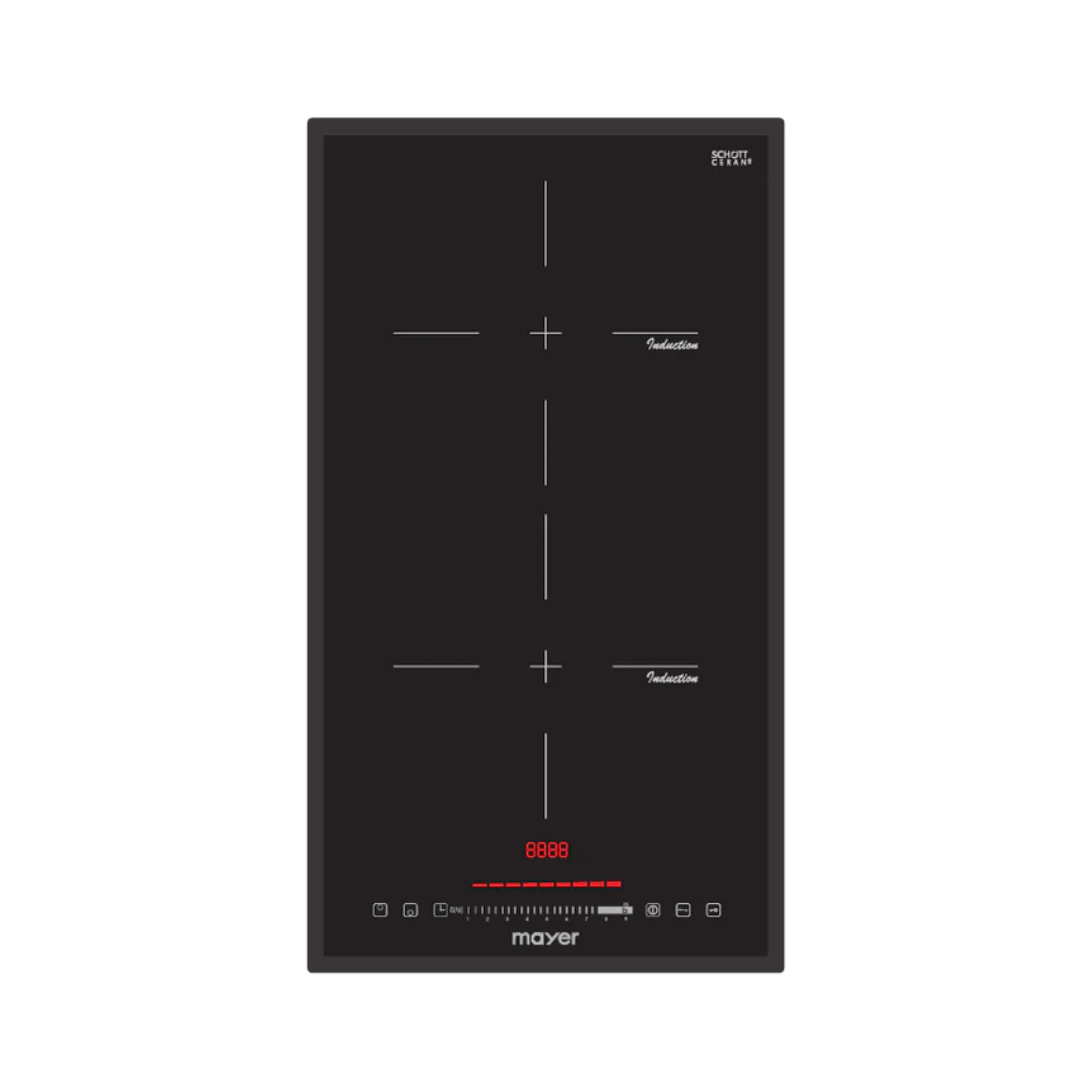 Mayer MMIH30CS - 30cm Induction Hob 2 Burners