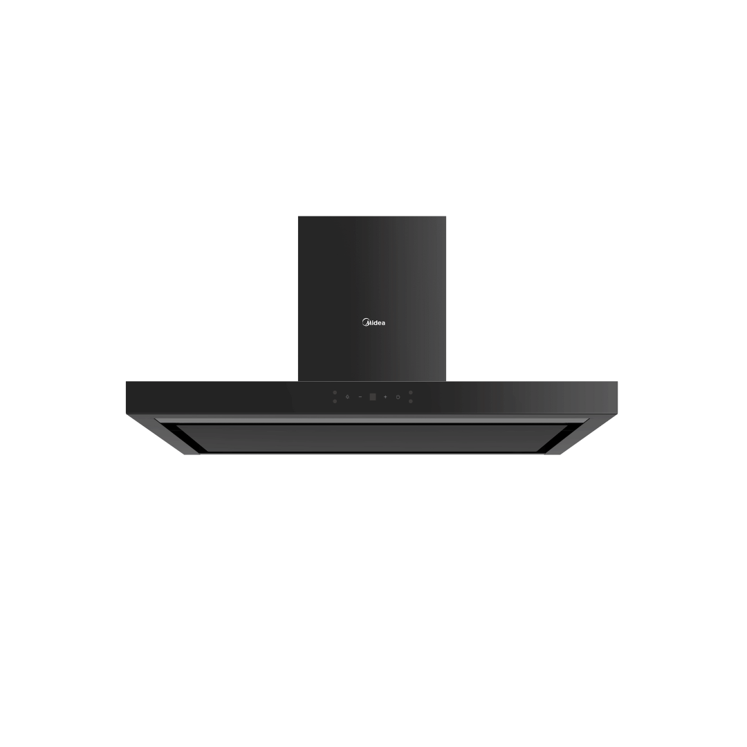 Midea MBI-90M79BK-SG - 90cm Chimney Hood + Hob Bundle