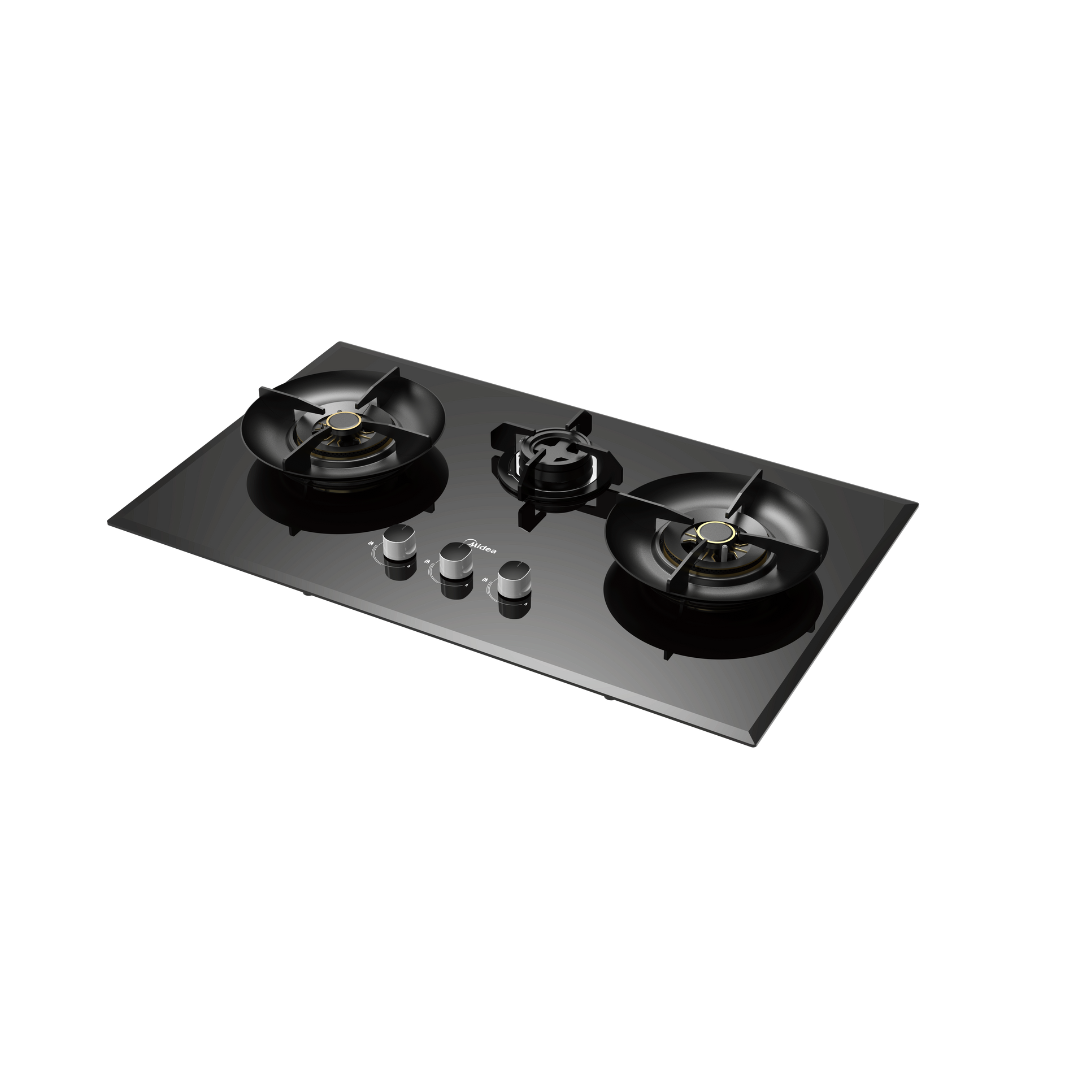 Midea MBI-SN30 - 88cm Tempered Glass Hob 3 Burners