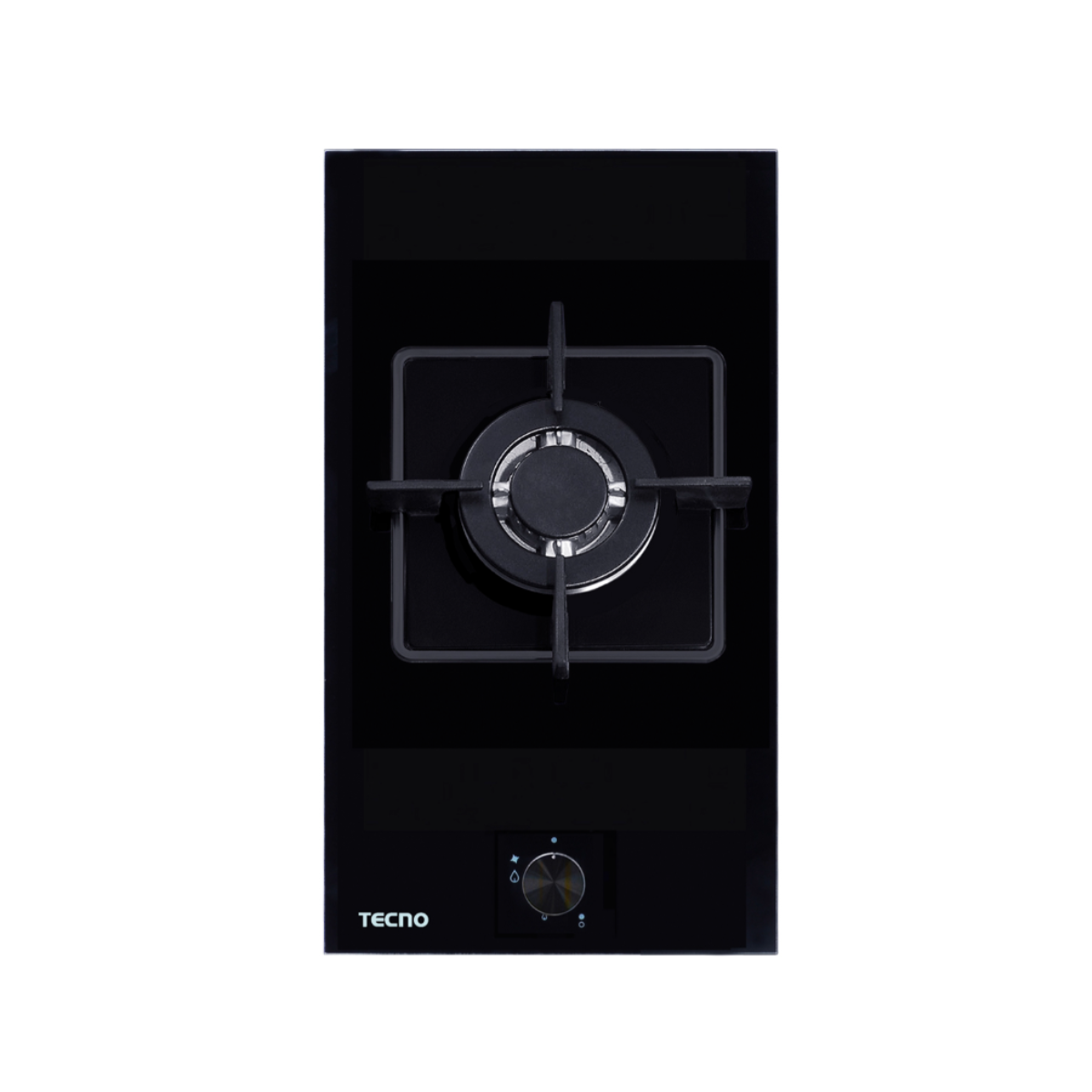 Tecno TA311TRSV - 30cm Tempered Glass Gas Hob 1 Burner