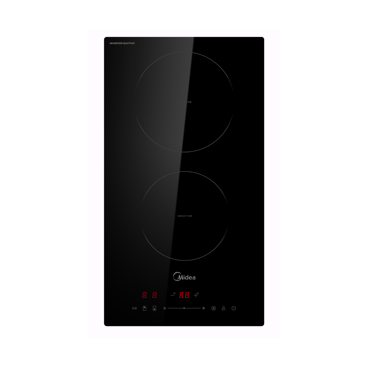 Midea MIH350D0A2K - 30cm Induction Hob 2 Burners