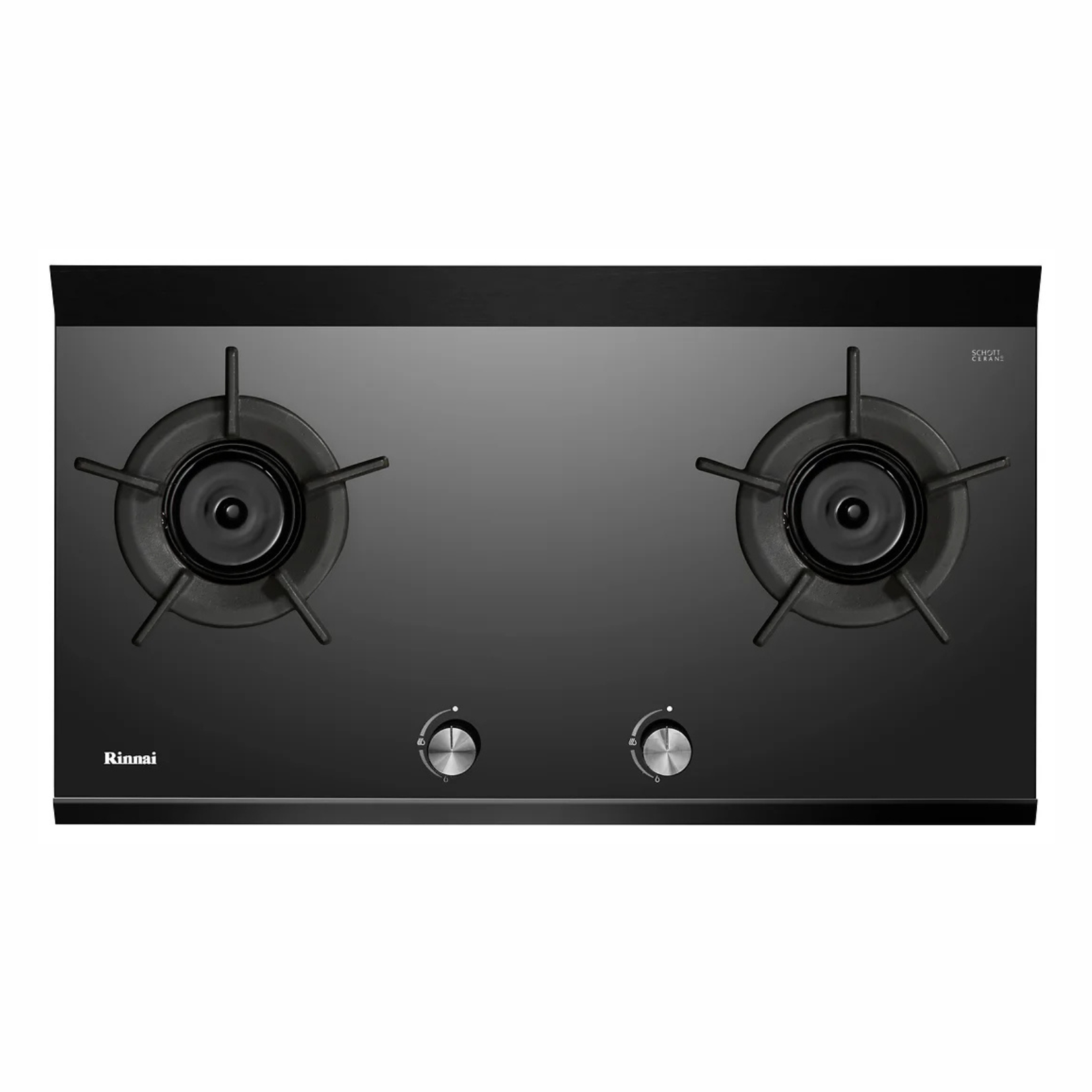 Rinnai RB-2CGN - 78cm 2 Burner Built-In Hob Glass Top Plate
