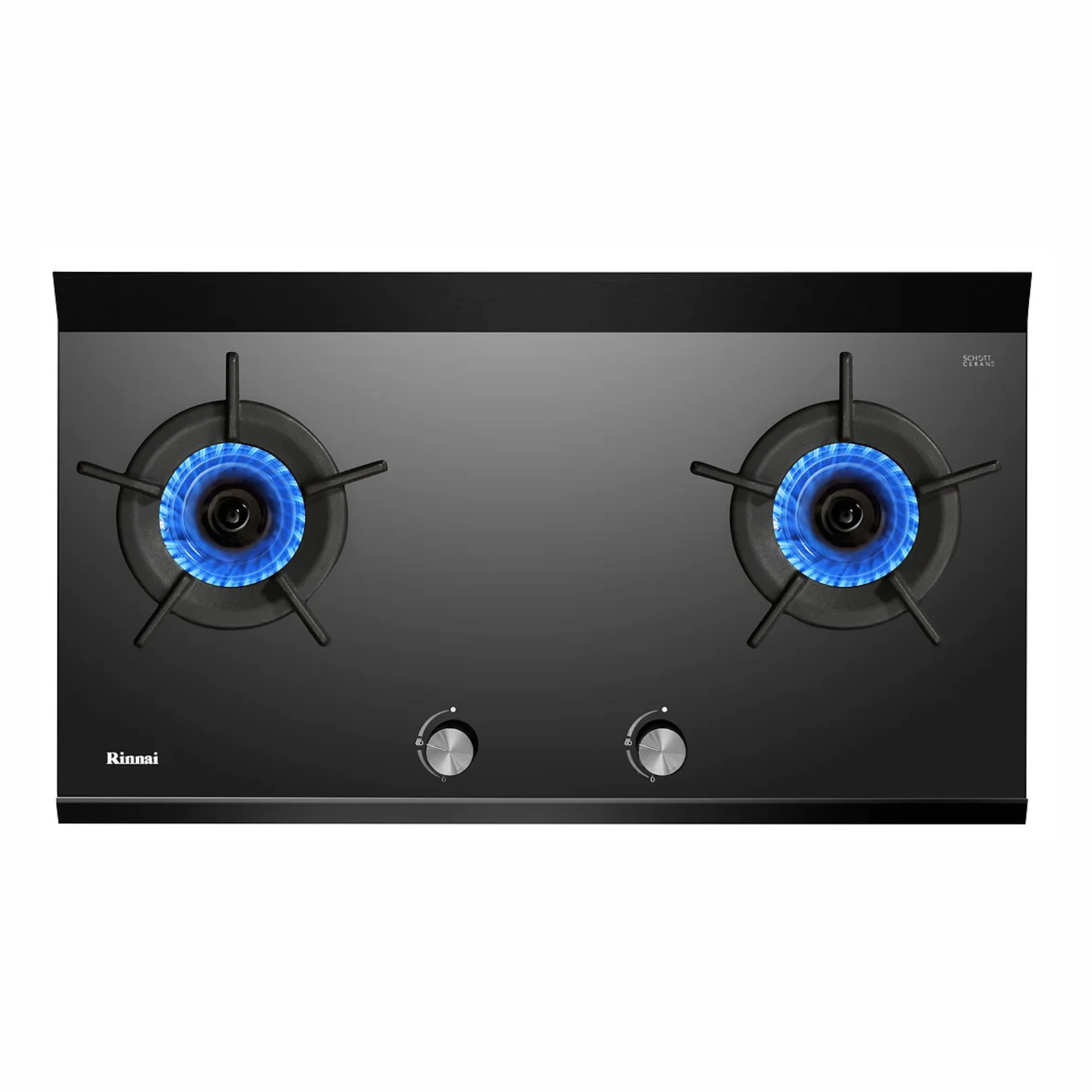 Rinnai RB-2CGN - 78cm 2 Burner Built-In Hob Glass Top Plate