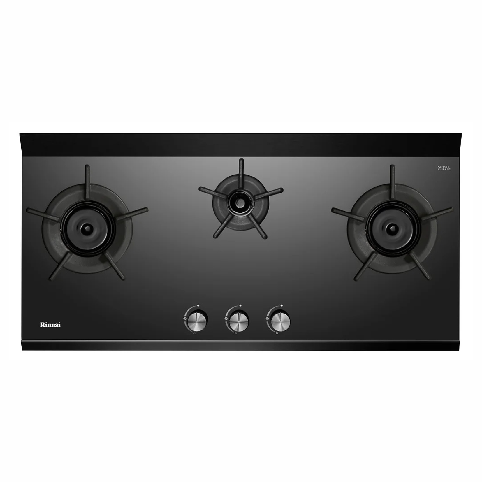 Rinnai RB-3CGN - 85cm  3 Burner Built-In Hob Glass Top Plate
