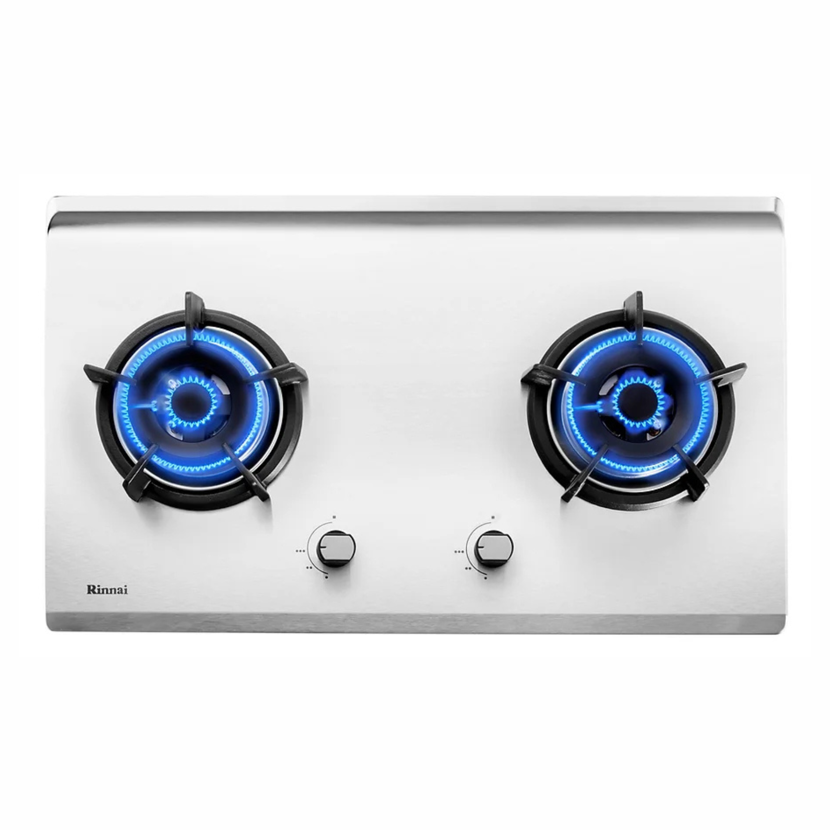 Rinnai RB-72S - 76cm 2 Burner Built-In Hob Stainless Steel Top Plate