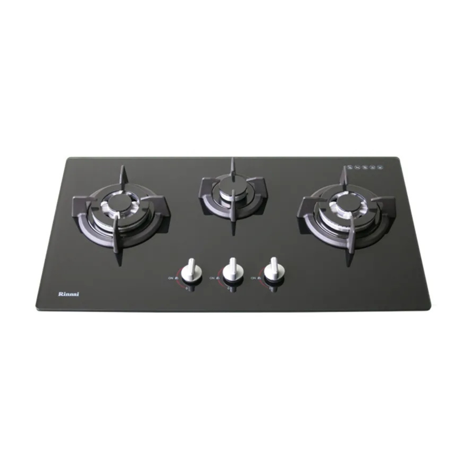 Rinnai RB-7303S-GBSM - 75cm 3 Burner Glass Built-In Hob