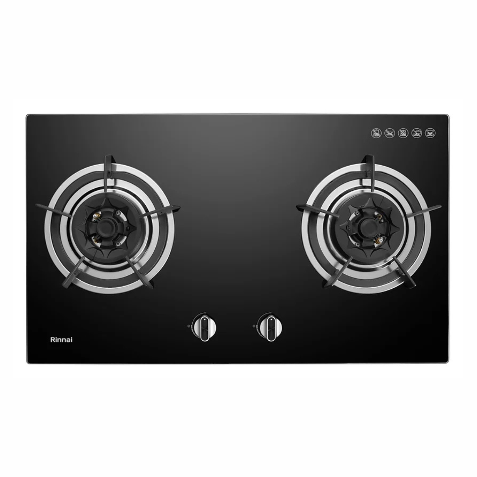 Rinnai RB-782G - 78cm 2 Burner Built-In Glass Top Plate