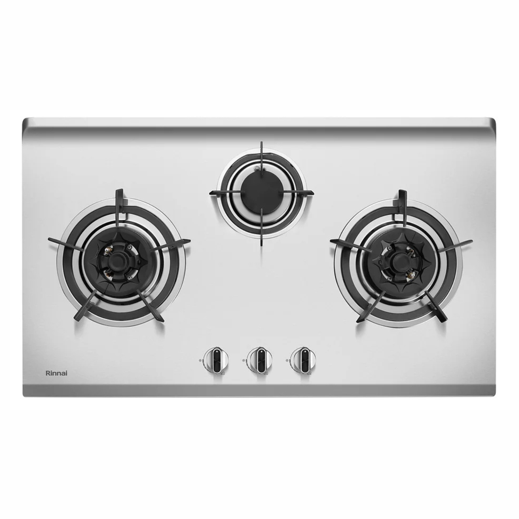 Rinnai RB-983S - 88cm 3 Burner Built-In Hob Stainless Steel Top Plate
