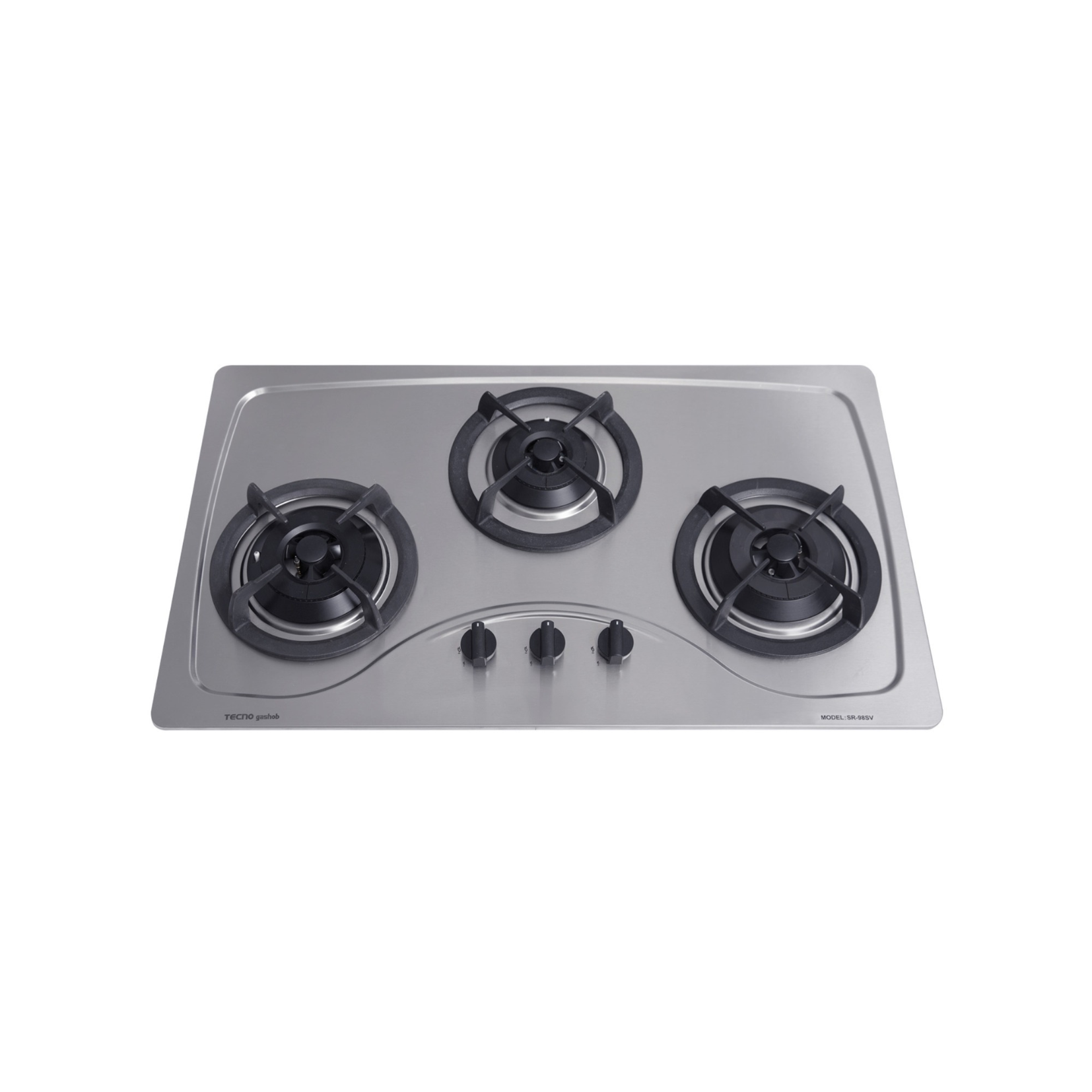 Tecno SR 98SV - 90cm Stainless Steel Hob 3 Burners