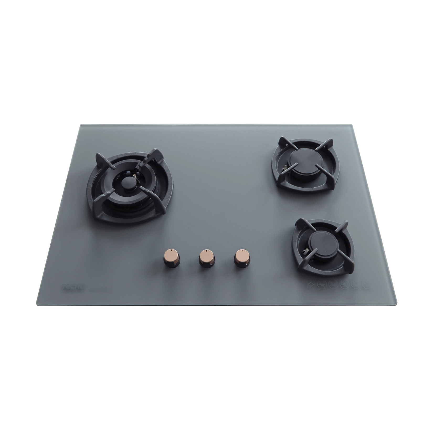 Tecno T23TGSV MATTE SERIES - 75cm Glass Hob 3 Burners