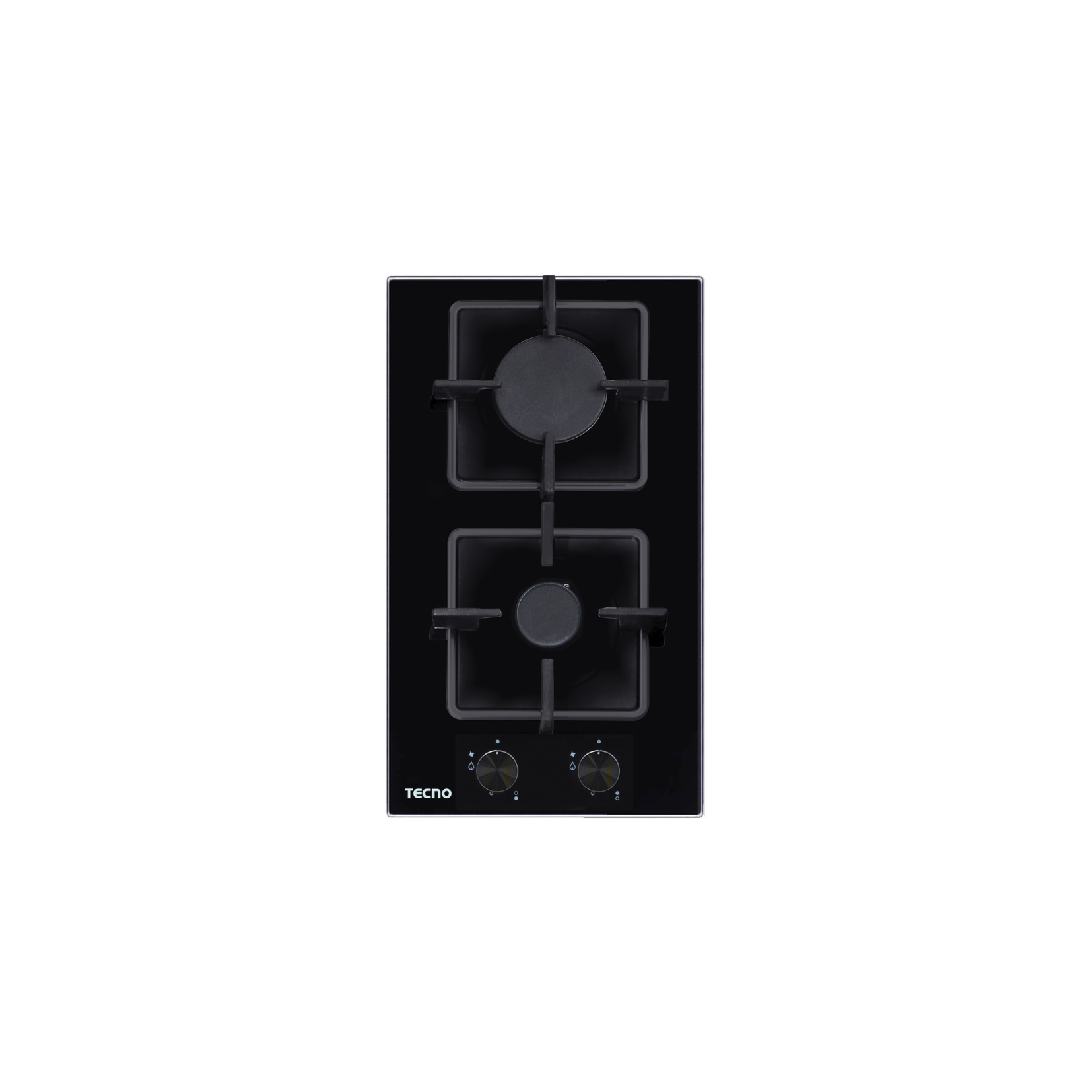 Tecno TA 312SRSV - 30cm Tempered Glass Hob 2 Burners