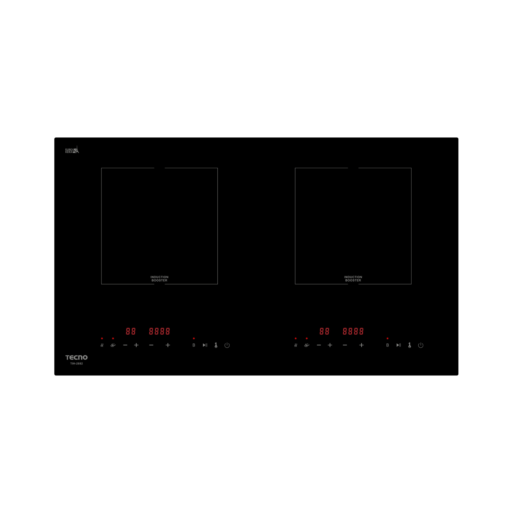 Tecno TIH 2882 - 73cm Built-In Induction Hob 2 Burners