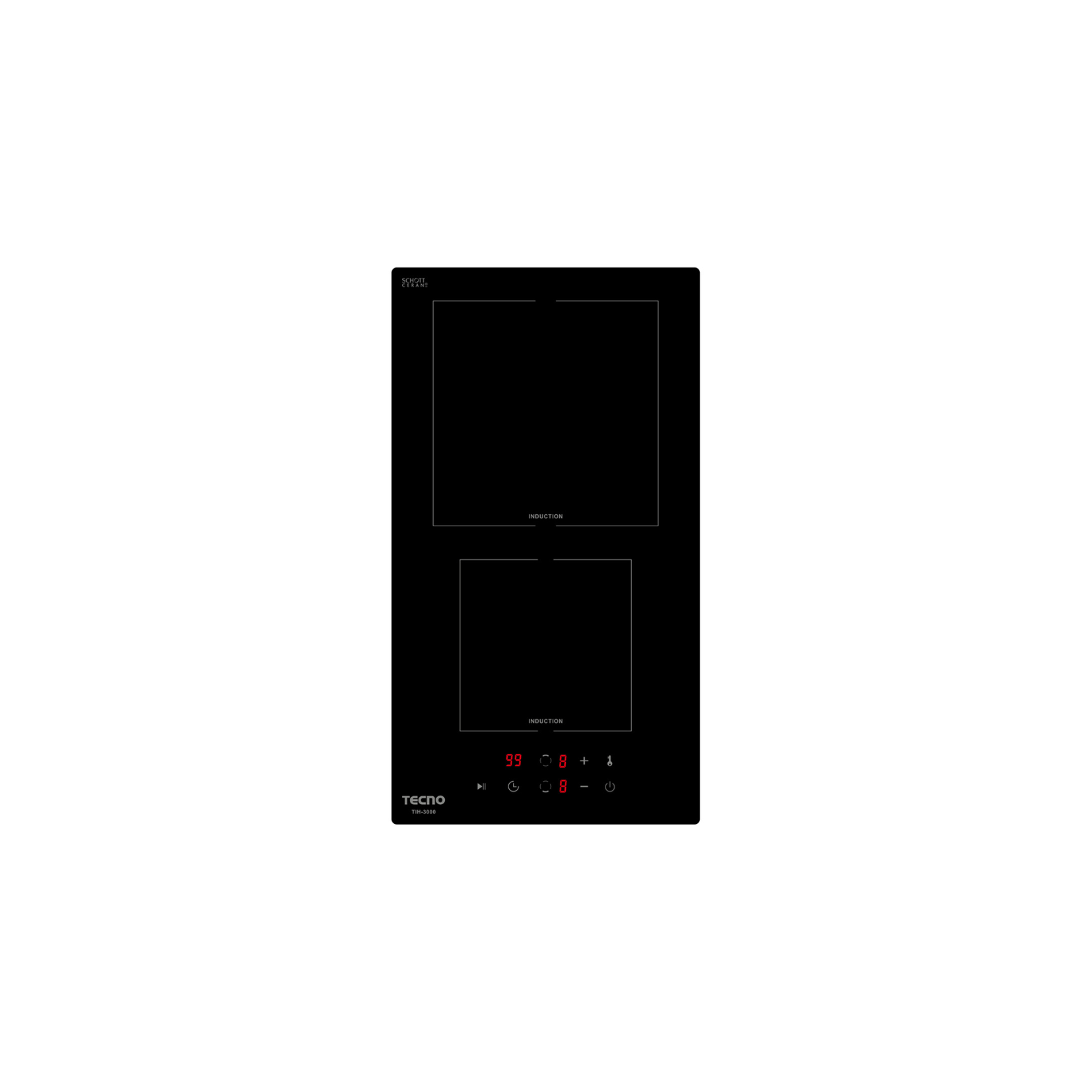 Tecno TIH 3000 - 30cm Domino Induction Hob 2 Burners