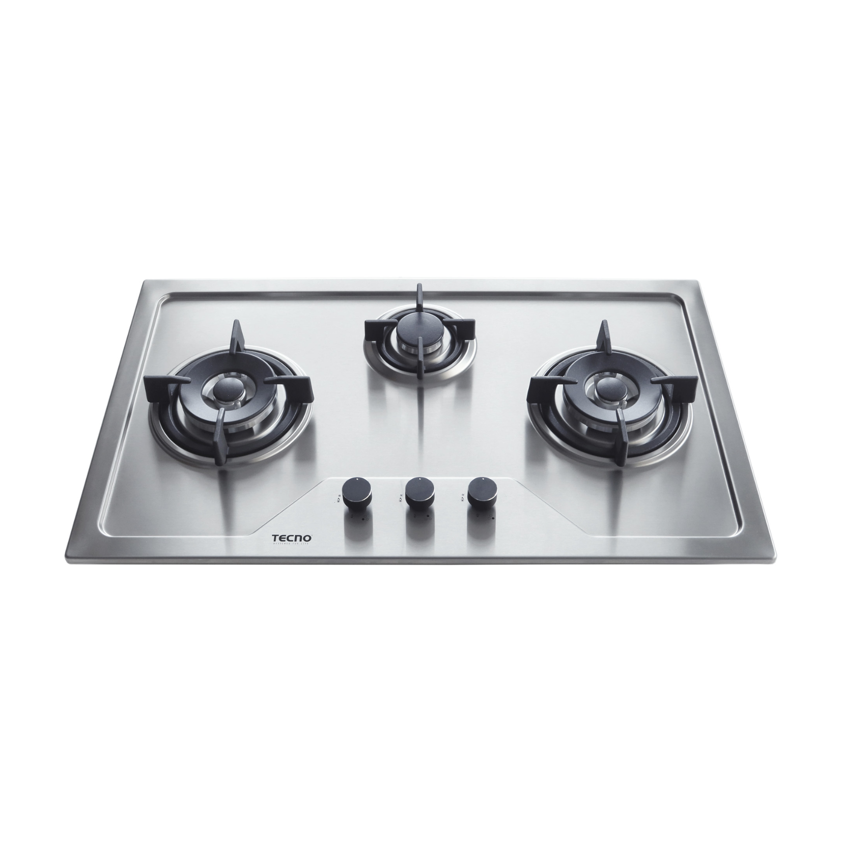 Tecno TS 8633TRSV - 86cm Stainless Steel Hob 3 Burners