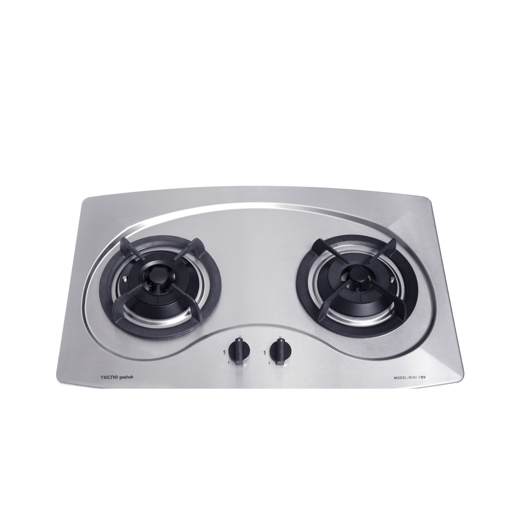 Tecno MINI 2SV - 75cm Stainless Steel Hob 2 Burners