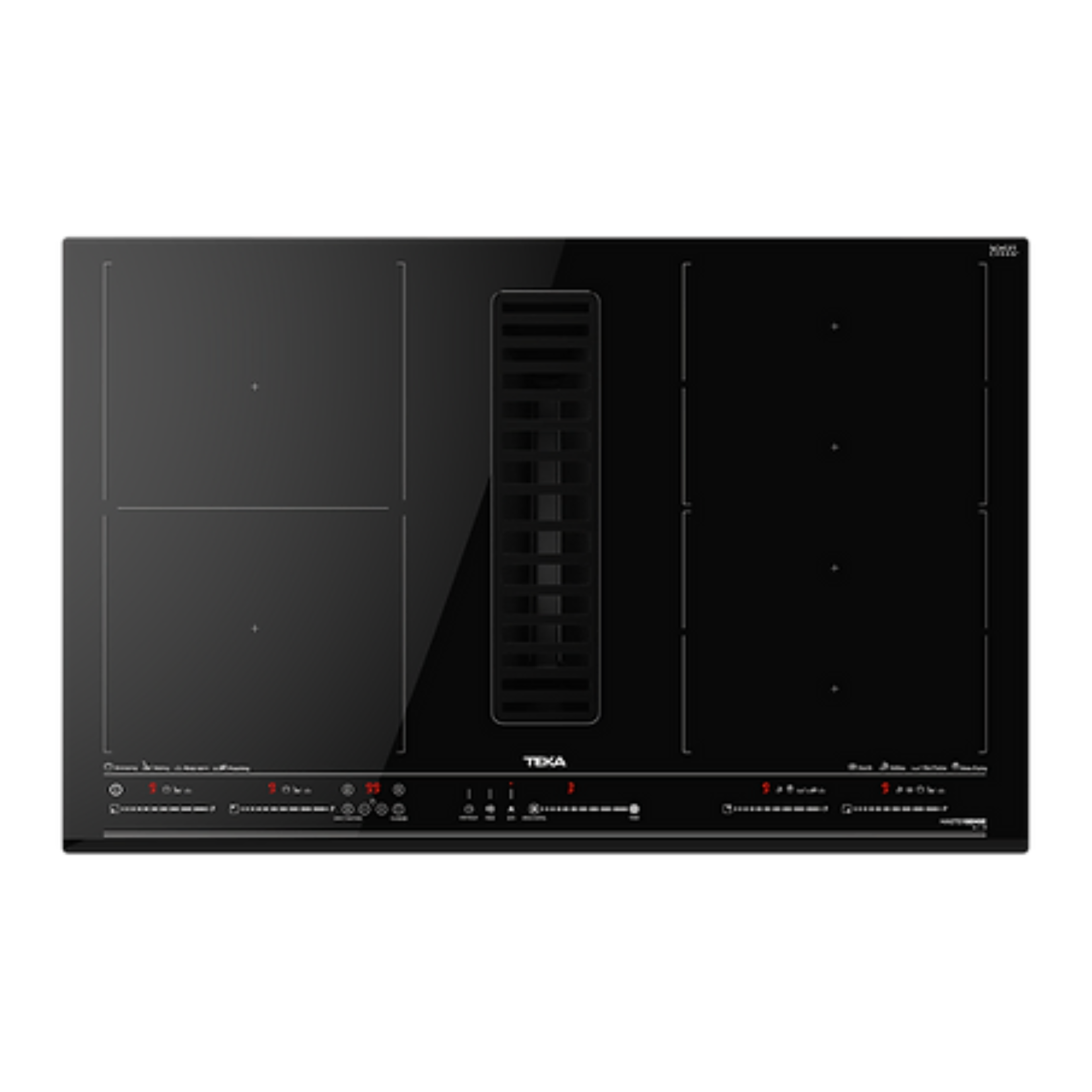 Teka AFF 87601 MST - 80cm Induction Hob 4 Burners With Integrated Downdraft Hood