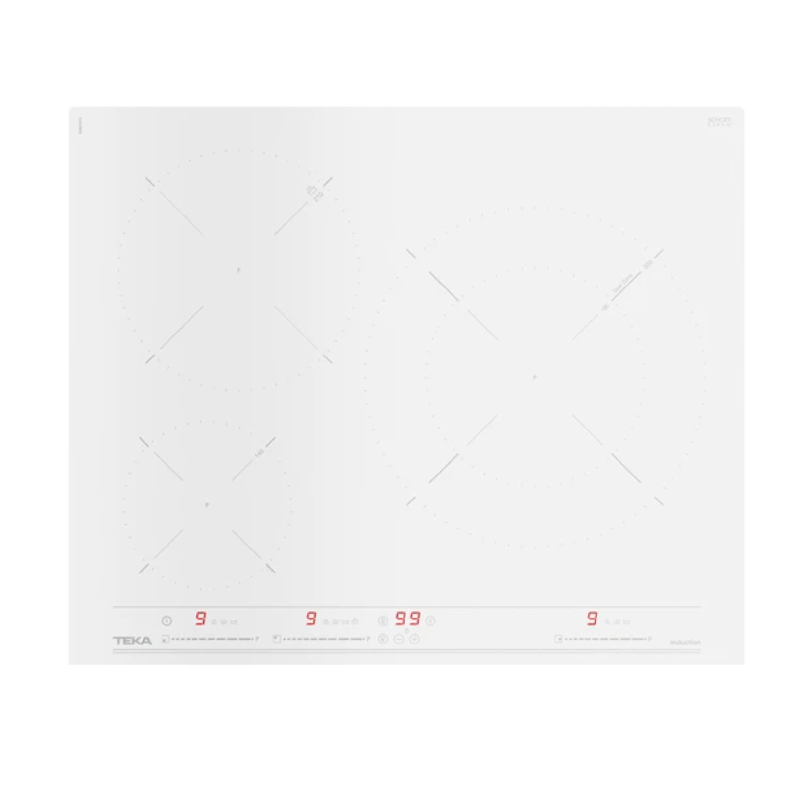 Teka IZC 63630 MST White - 60cm Induction Hob 3 Burners (Limited Edition)