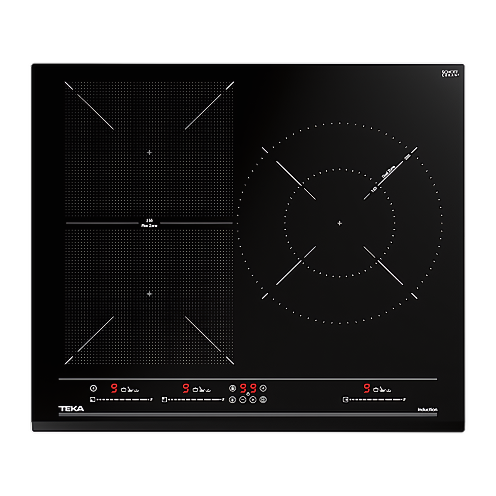 Teka IZF 65320 MSP BK - 60cm Induction Hob 3 Burners