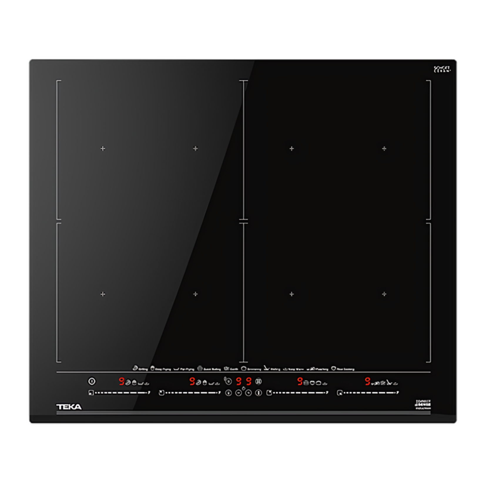 Teka IZF 68700 MST BK - 60cm Induction Hob 4 Burners