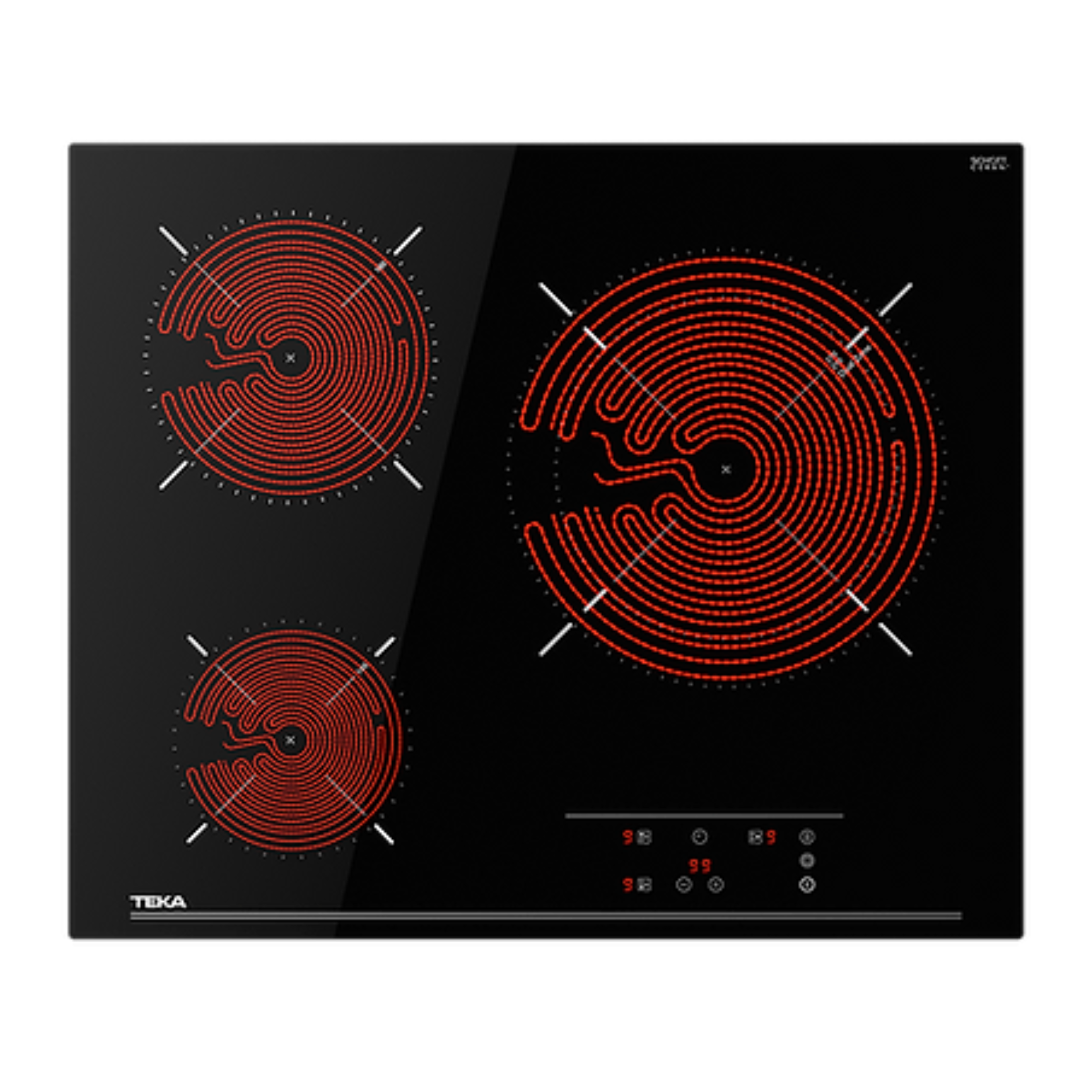 Teka TZ 6315 - 60cm Ceramic Hob 3 Burners