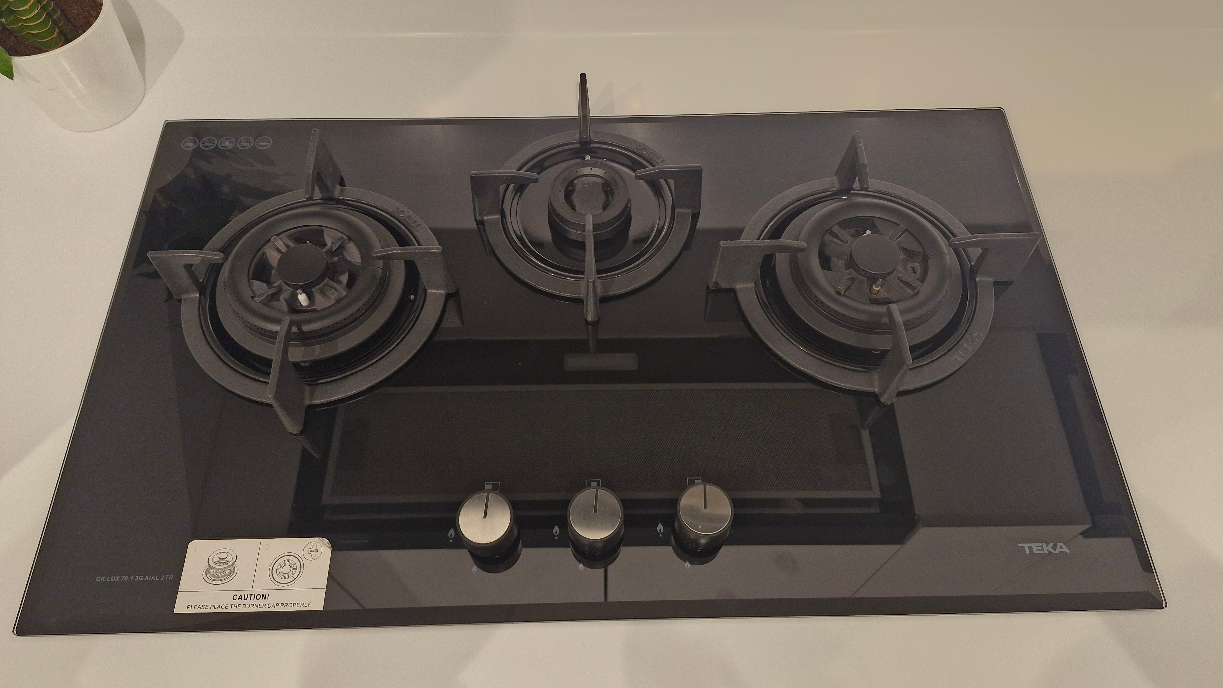 Teka GK LUX 78.1 3G - 78cm Tempered Glass Hob 3 Burners
