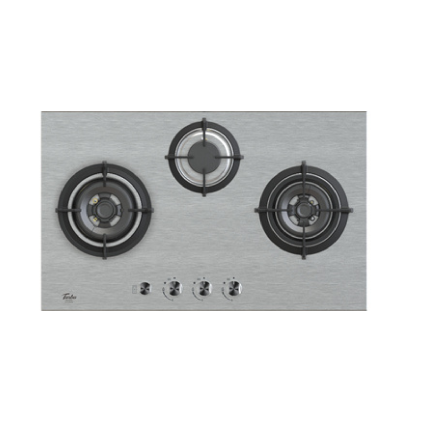 Turbo T773SSV - 77cm Stainless Steel Built-In Hob 3 Burners