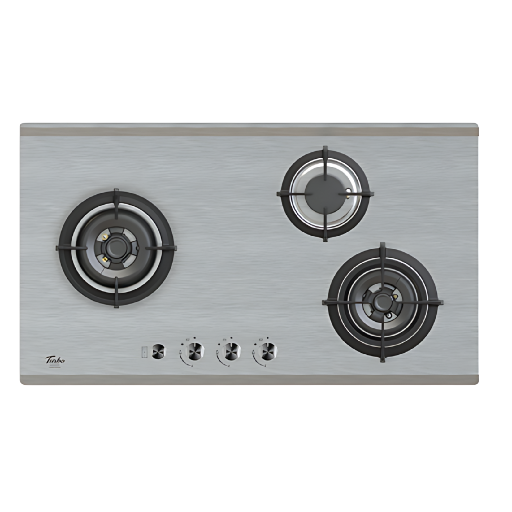 Turbo T883SSV - 88cm Built-In Stainless Steel Hob 3 Burners