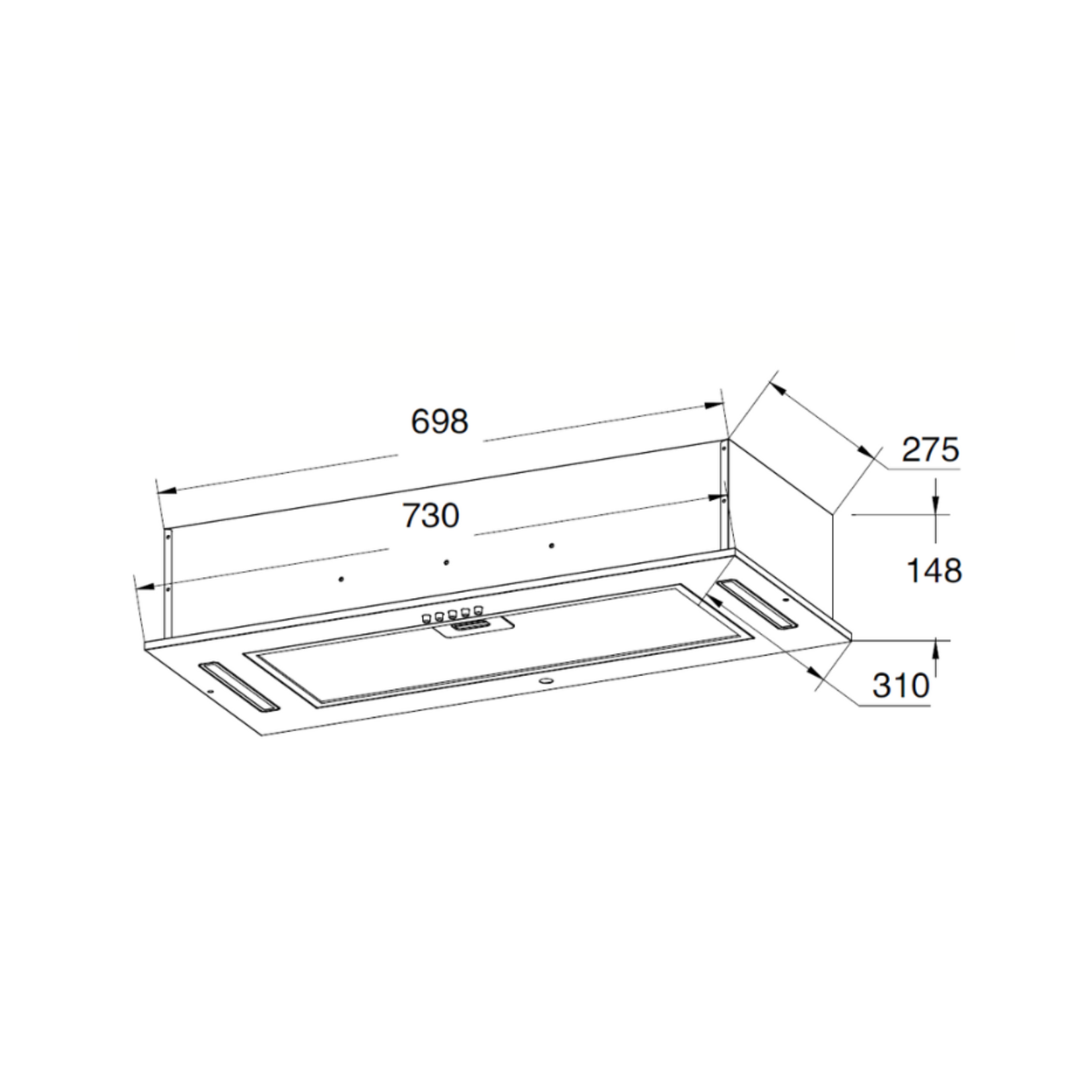 Turbo TCP006 - 73cm Canopy Hood