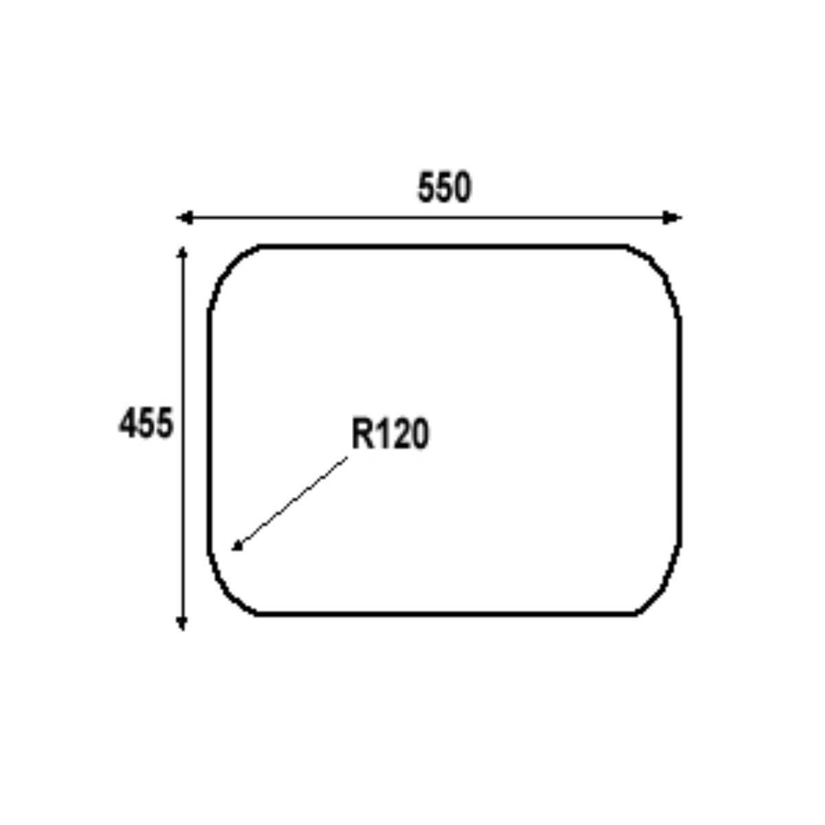 Turbo T702SSV - 70cm Stainless Steel Gas Hob 2 Burners