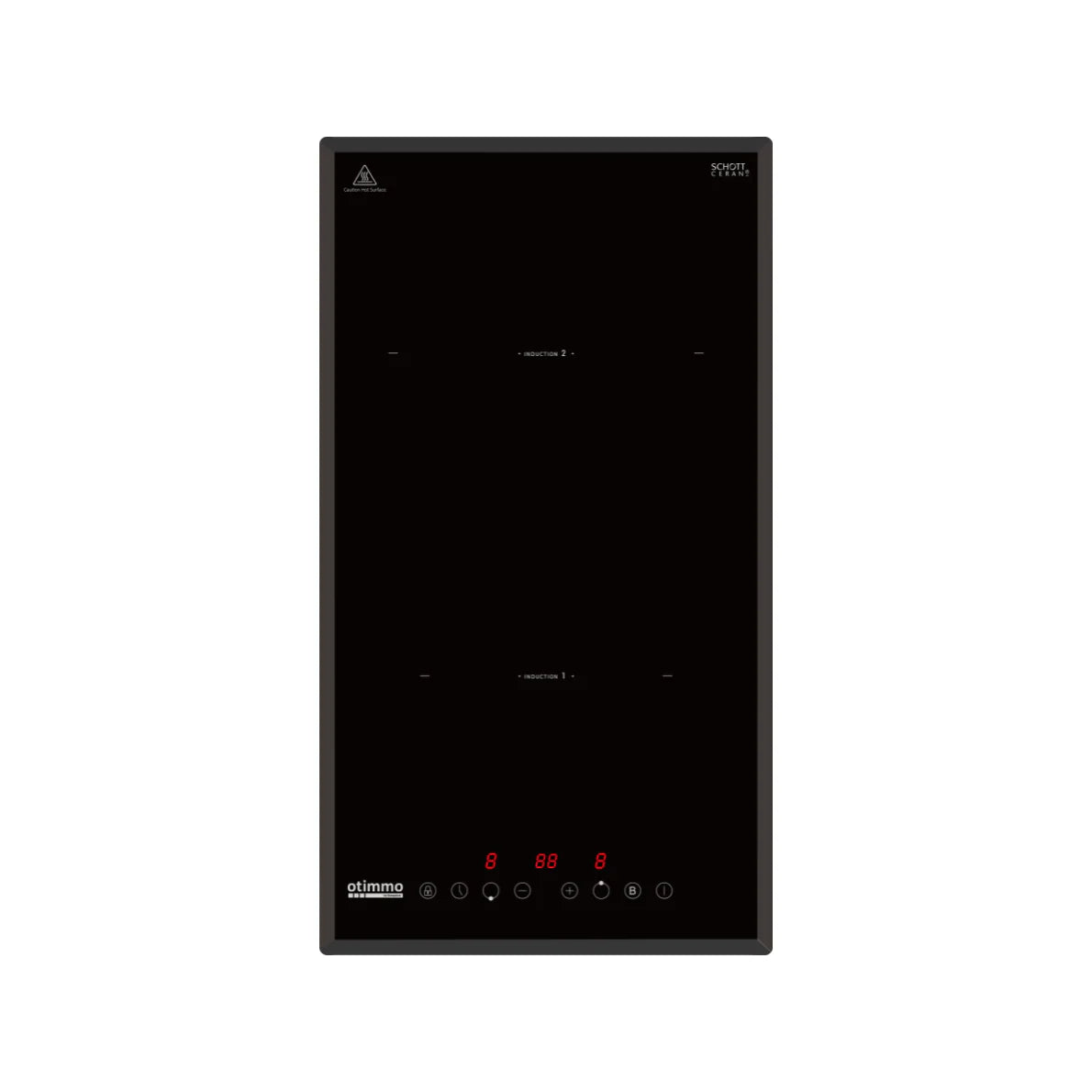 EuropAce By Otimmo EIH7302E - 30cm Domino Induction Hob 2 Burners