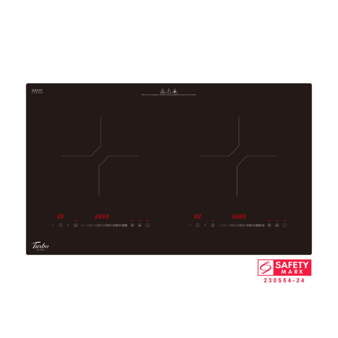 Turbo TIA800B  - 73cm Built-In Induction Hob 2 Burners