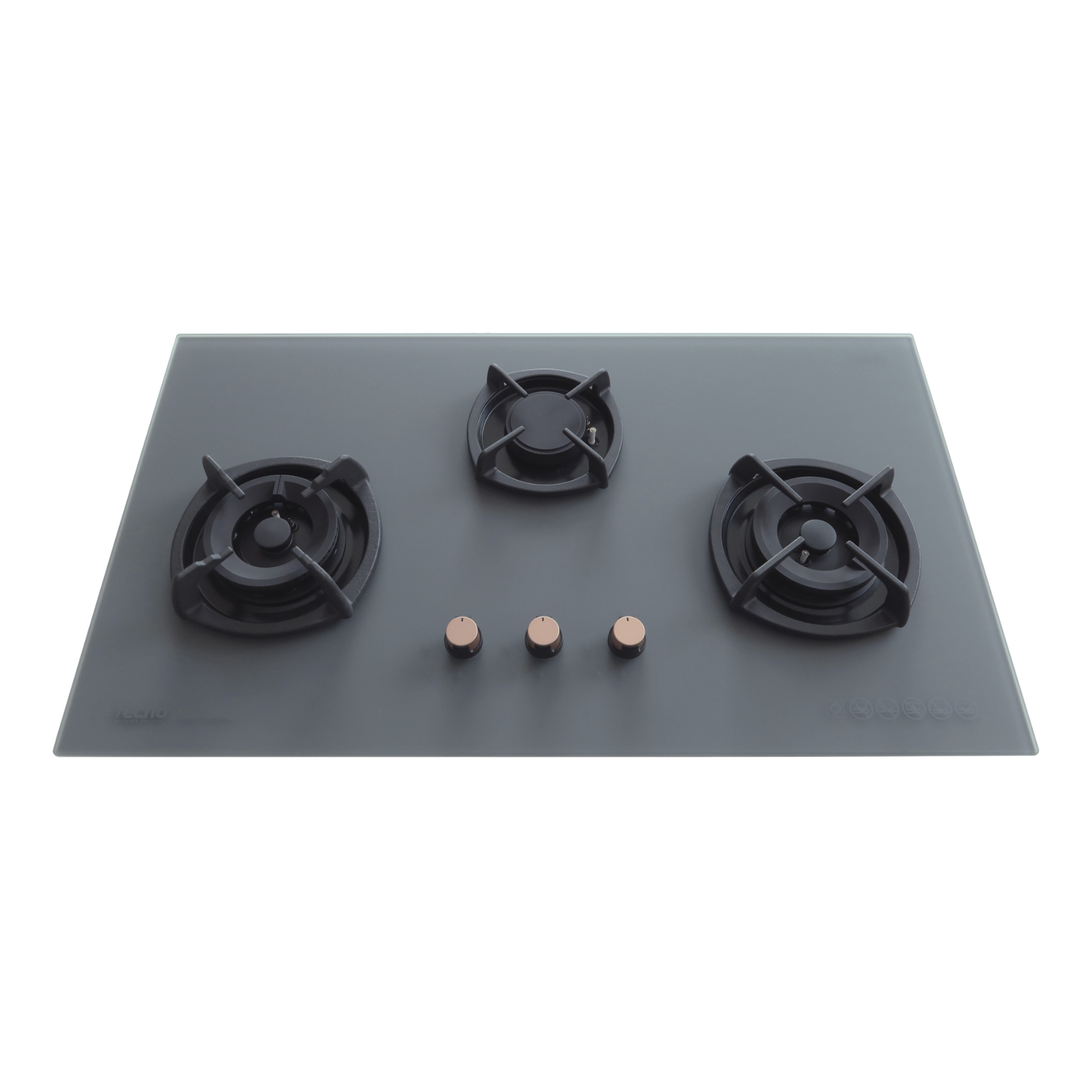 Tecno T 3388TGSV MATTE SERIES - 90cm Glass Hob 3 Burners