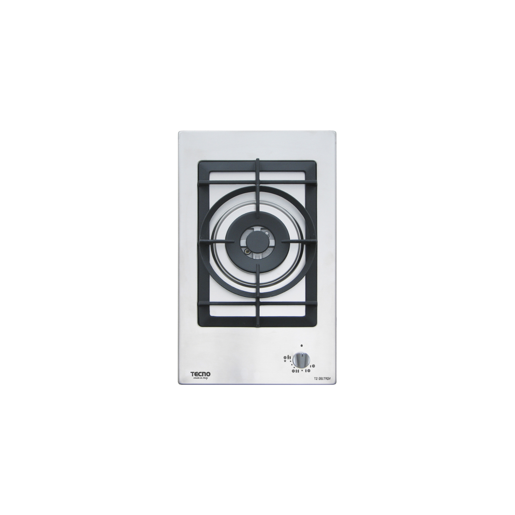 Tecno TZ 381TRSV - 30cm Stainless Steel Hob 1 Burners