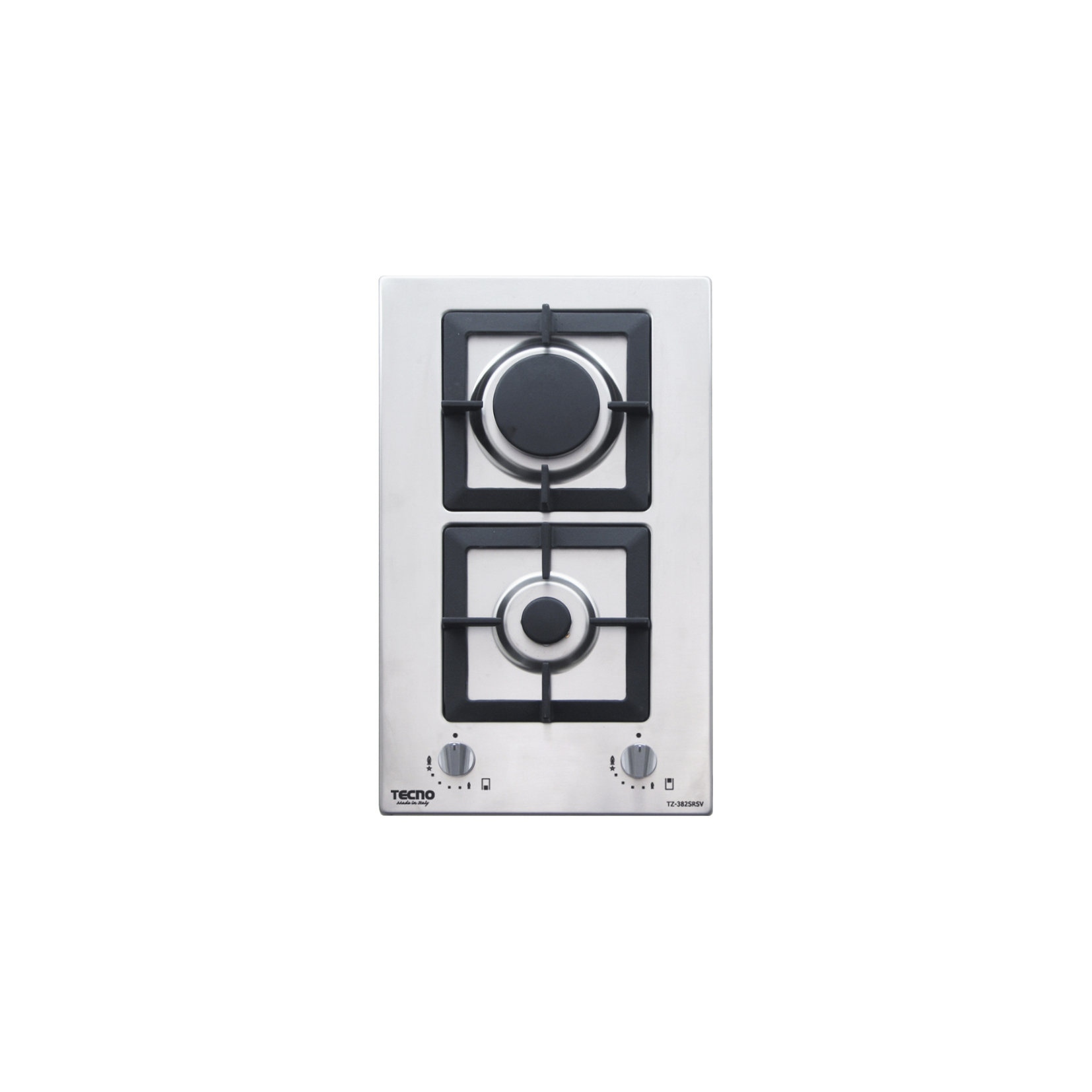 Tecno TZ 382SRSV - 30cm Stainless Steel Hob 2 Burners