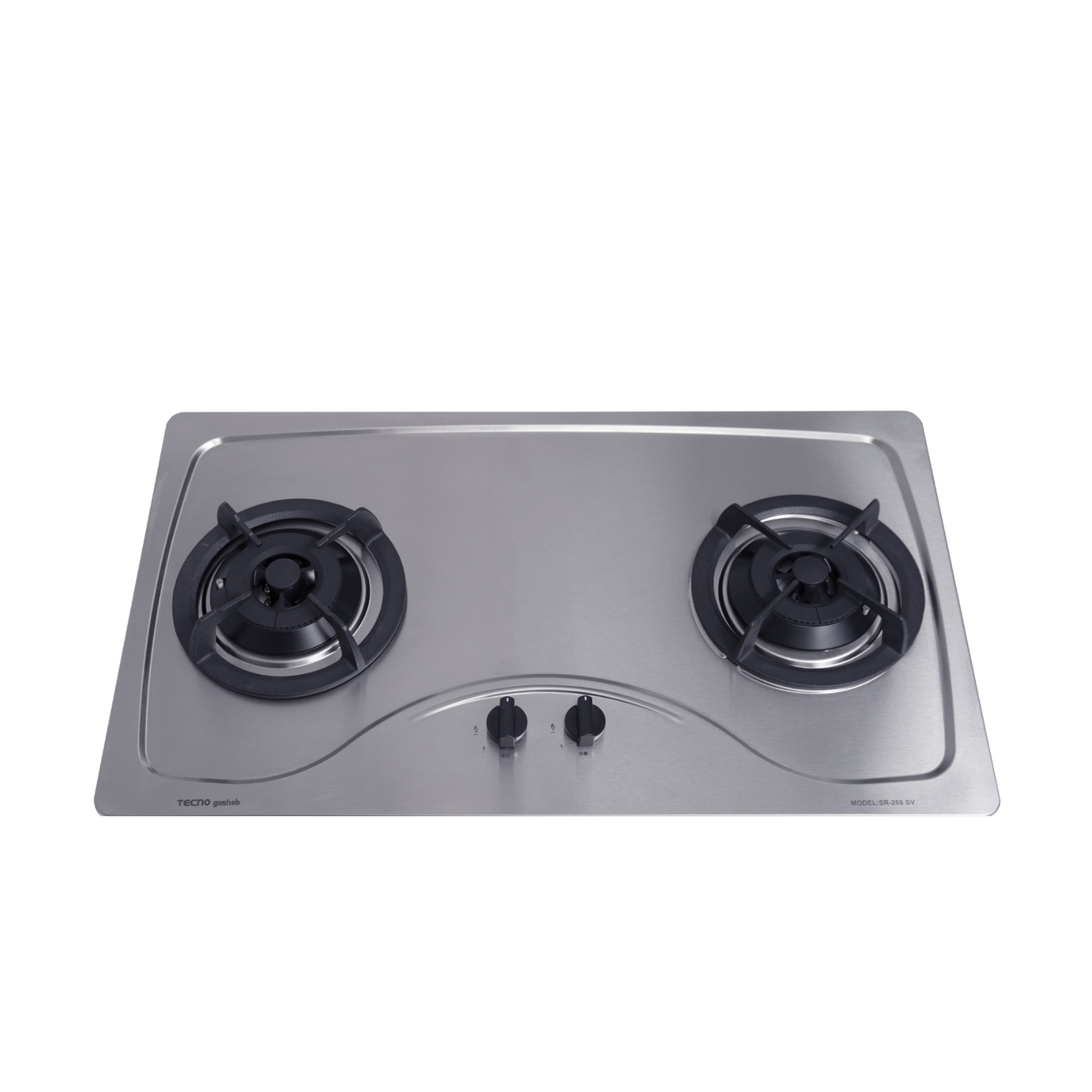 Tecno SR288SV - 90cm Stainless Steel Hob 2 Burners