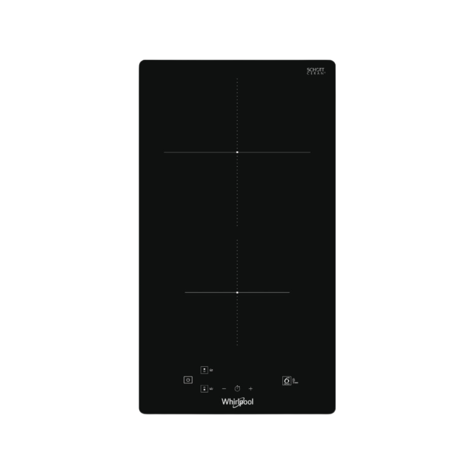 Whirlpool WSQ0530NEP - 30cm Induction Hob 2 Burners