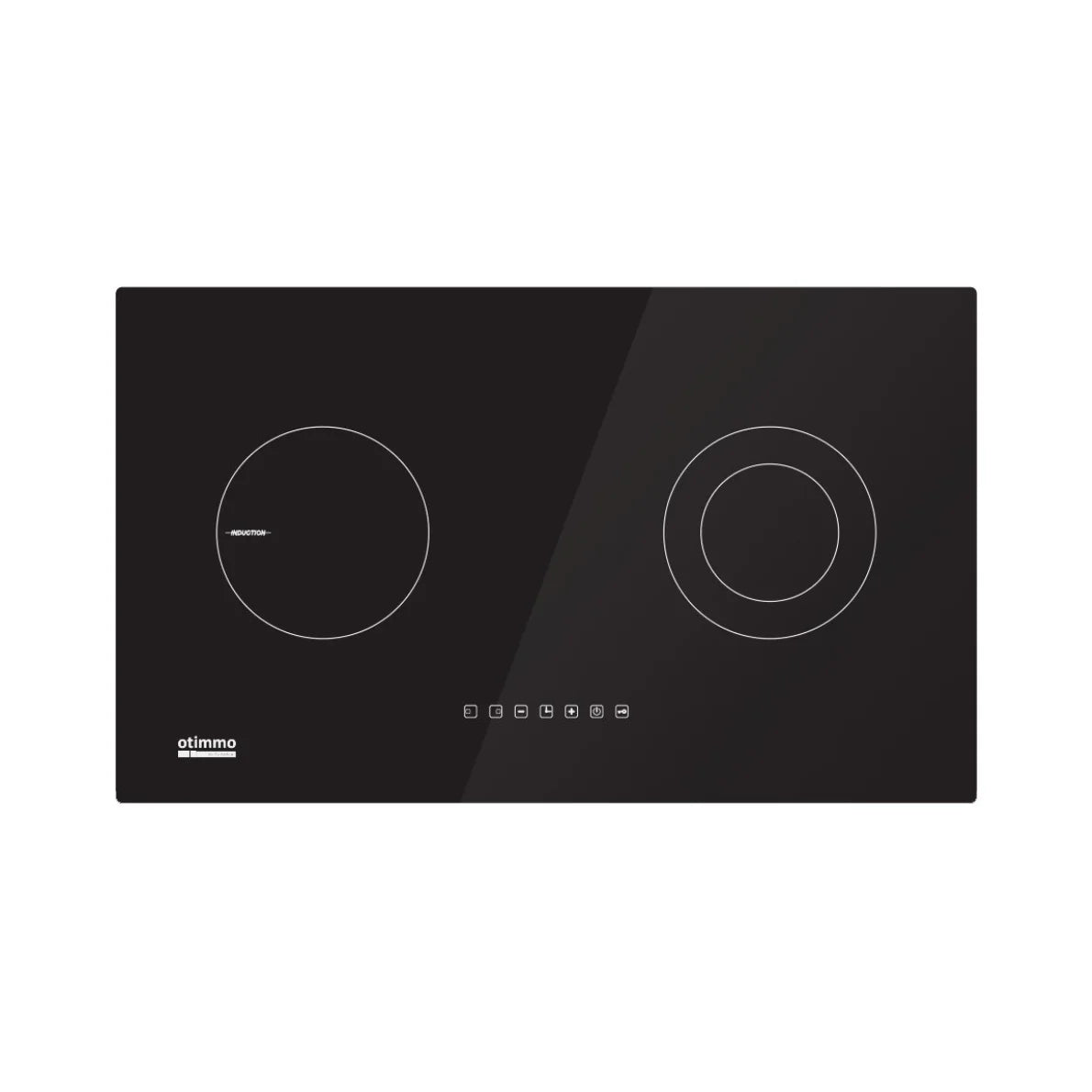 EuropAce EIV5221V - 75cm Vitroceramic & Induction Hob 2 Burners