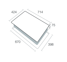 Aerogaz AZ-7328IC - 70cm Induction Hob 2 Burners